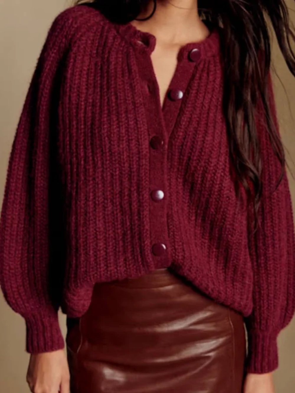 Emile Cardigan NWT 'Burgundy'